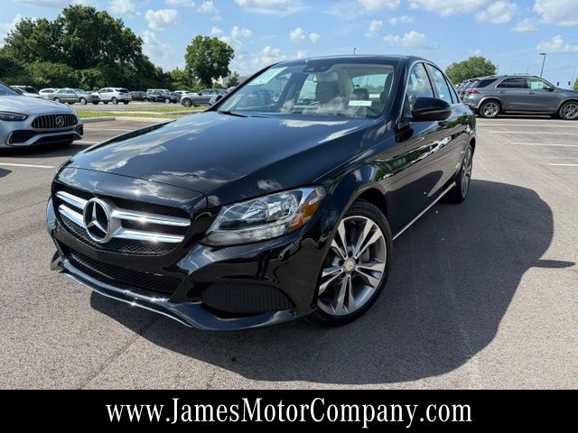 Black 2016 Mercedes-Benz C-Class Sedan Rear-Wheel Drive 7-Speed Automatic