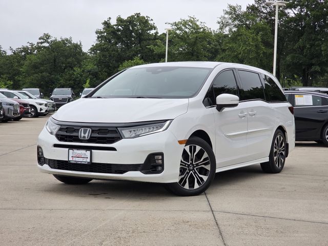 Platinum White Pearl 2025 Honda Odyssey Elite FWD Minivan Front-Wheel Drive Automatic
