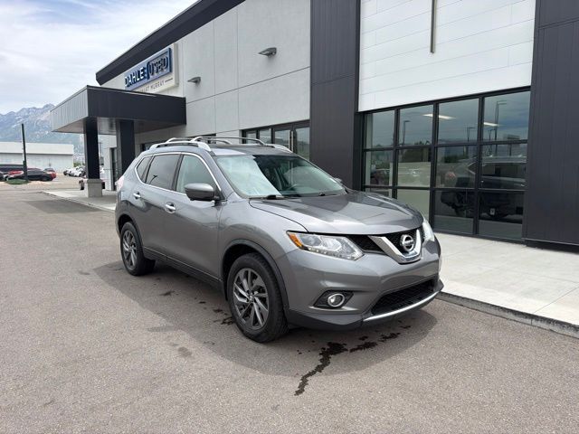 Gray (Gun Metallic) 2016 Nissan Rogue SL AWD SUV / Crossover All-Wheel Drive Continuously Variable Transmission