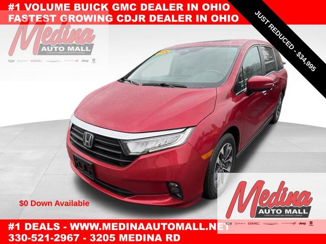 Radiant Red Metallic II 2024 Honda Odyssey EX-L FWD Minivan Front-Wheel Drive Automatic