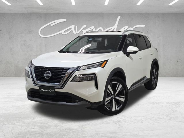 Pearl White Tricoat 2021 Nissan Rogue SL FWD SUV / Crossover Front-Wheel Drive Continuously Variable Transmission