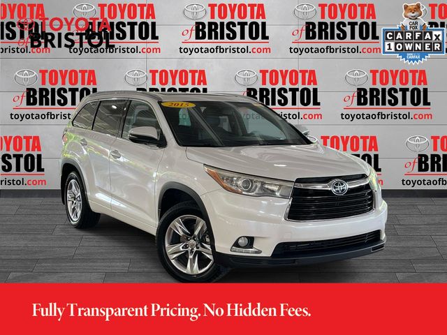 White (Blizzard Pearl) 2015 Toyota Highlander SUV / Crossover All-Wheel Drive 6-Speed Automatic Overdrive