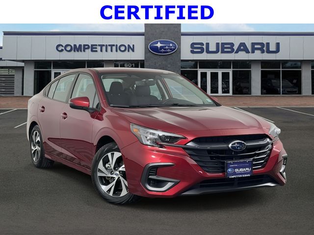 Crimson Red Pearl 2025 Subaru Legacy Premium AWD Sedan All-Wheel Drive Continuously Variable Transmission