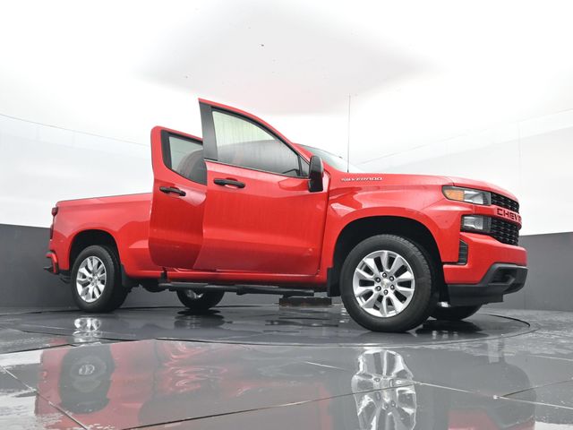 2021 Red Hot Chevrolet Silverado 1500 Custom 4X4 Truck