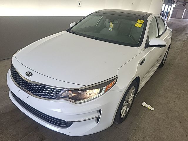 Snow White Pearl 2018 Kia Optima EX Sedan Front-Wheel Drive 6-Speed Automatic