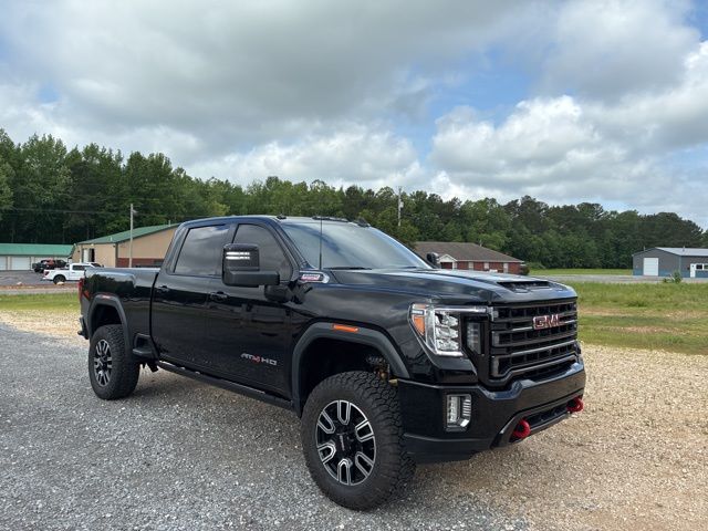 Onyx Black 2021 GMC Sierra 2500HD AT4 Crew Cab 4WD Pickup Truck Four-Wheel Drive Automatic
