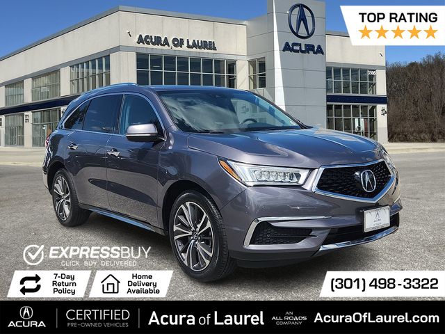 Gray (Modern Steel Metallic) 2020 Acura MDX SUV / Crossover All-Wheel Drive 9-Speed Automatic