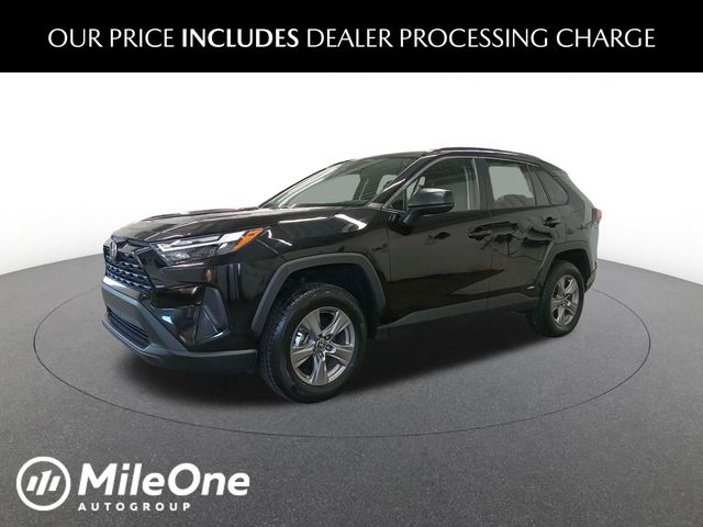 Midnight Black Metallic 2025 Toyota RAV4 Hybrid SUV / Crossover All-Wheel Drive Continuously Variable Transmission