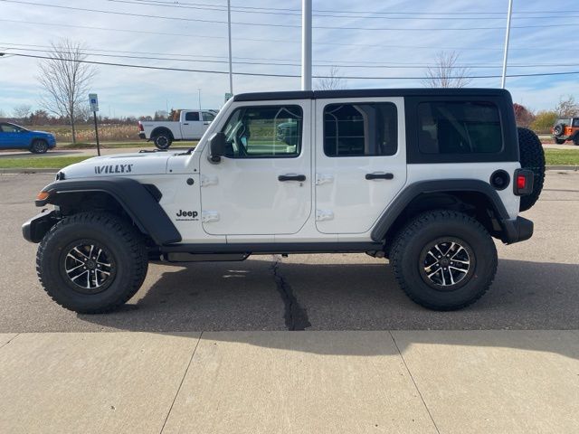 2026 Jeep Wrangler Willys - Bright White Clearcoat exterior view 8