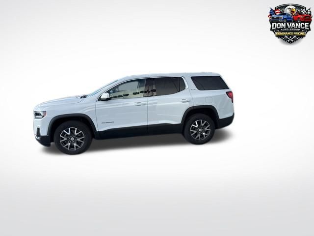 Summit White 2023 GMC Acadia SLE FWD SUV / Crossover Front-Wheel Drive 9-Speed Automatic