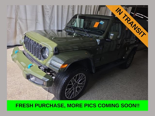 Green Clearcoat 2024 Jeep Wrangler 4xe SUV / Crossover Four-Wheel Drive 8-Speed Automatic