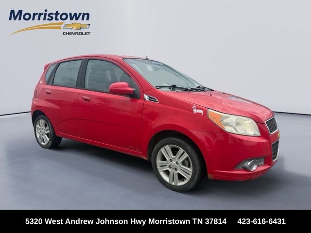 Victory Red 2010 Chevrolet Aveo Hatchback Front-Wheel Drive 4-Speed Automatic