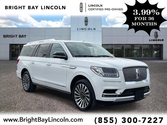 Pristine White 2021 Lincoln Navigator L Reserve 4WD SUV / Crossover Four-Wheel Drive Automatic