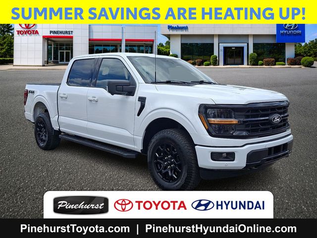 White 2024 Ford F-150 Pickup Truck Four-Wheel Drive Automatic