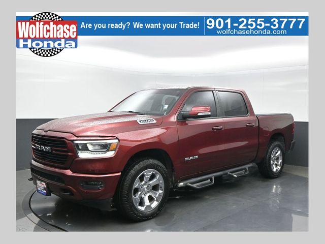 Delmonico Red Pearlcoat 2019 RAM 1500 Big Horn Crew Cab 4WD Pickup Truck Four-Wheel Drive 8-Speed Automatic
