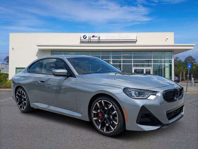 Gray (Skyscraper Grey Metallic) 2026 BMW 2 Series Coupe Rear-Wheel Drive 8-Speed Automatic
