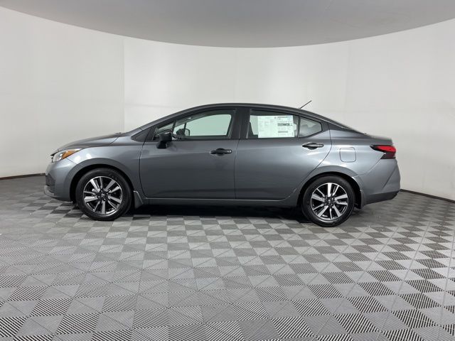 2025 Gun Metallic Nissan Versa 1.6 S FWD Sedan