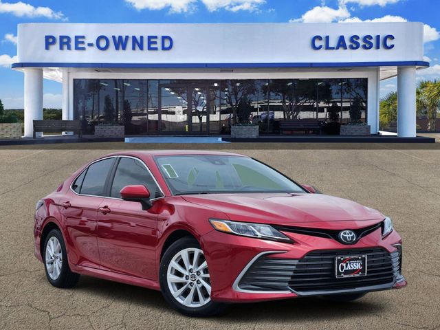 2024 Toyota Camry LE Red at Toyota of Victoria
