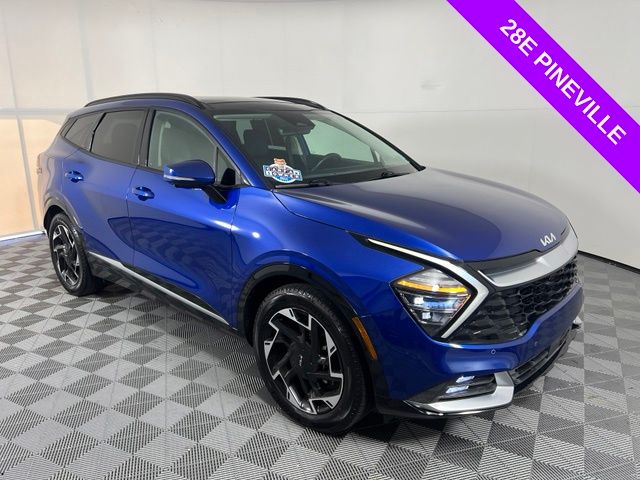 Sapphire Blue 2023 Kia Sportage SUV / Crossover Front-Wheel Drive 8-Speed Automatic