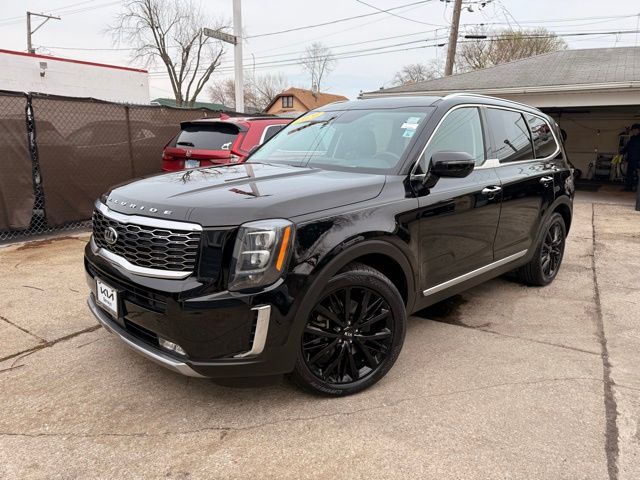 Ebony Black 2022 Kia Telluride EX FWD SUV / Crossover Front-Wheel Drive 8-Speed Automatic