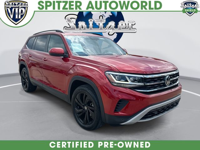 Red 2023 Volkswagen Atlas SUV / Crossover All-Wheel Drive 8-Speed Automatic