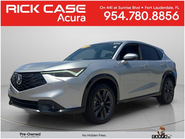 Solar Silver Metallic 2025 Acura ADX SUV / Crossover All-Wheel Drive Continuously Variable Transmission