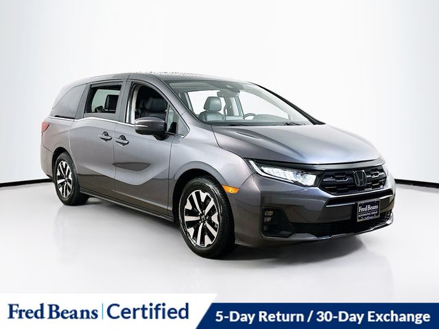 Gray 2025 Honda Odyssey EX-L FWD Minivan Front-Wheel Drive Automatic