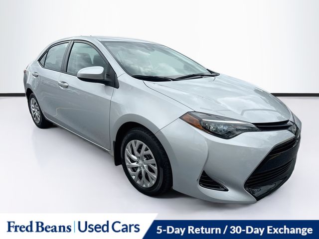 Classic Silver Metallic 2019 Toyota Corolla Sedan Front-Wheel Drive Continuously Variable Transmission