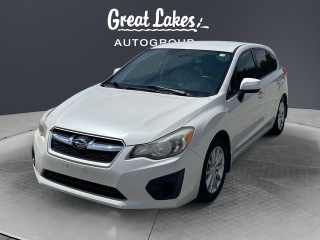 Satin White Pearl 2013 Subaru Impreza Hatchback All-Wheel Drive Continuously Variable Transmission