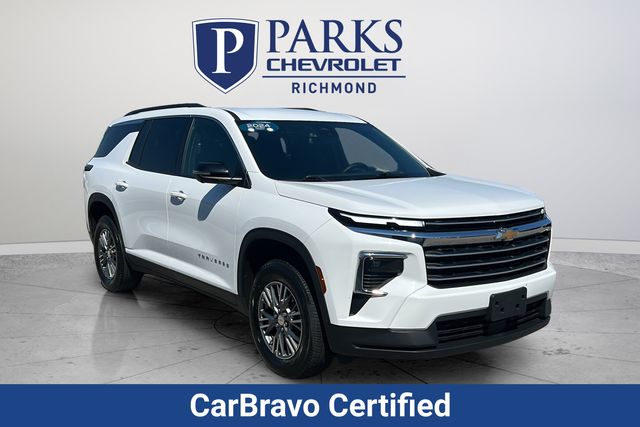 Summit White 2024 Chevrolet Traverse LT FWD SUV / Crossover Front-Wheel Drive 8-Speed Automatic