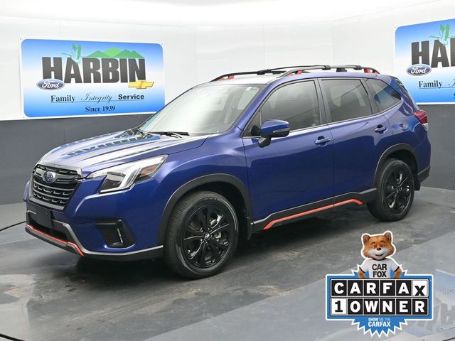 Sapphire Blue Pearl 2024 Subaru Forester SUV / Crossover All-Wheel Drive Continuously Variable Transmission