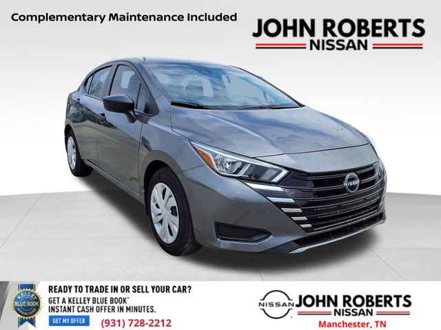 Gray (Gun Metallic) 2024 Nissan Versa S FWD Sedan Front-Wheel Drive Continuously Variable Transmission