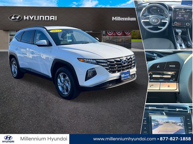 White Pearl 2023 Hyundai Tucson SUV / Crossover All-Wheel Drive 8-Speed Automatic