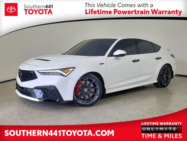 Platinum White Pearl 2025 Acura Integra Sedan Front-Wheel Drive 6-Speed Manual