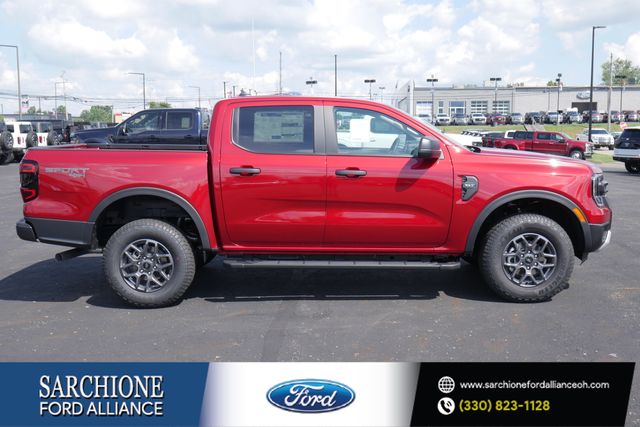 Ruby Red Metallic Tinted Clearcoat 2026 Ford Ranger Pickup Truck Four-Wheel Drive Automatic