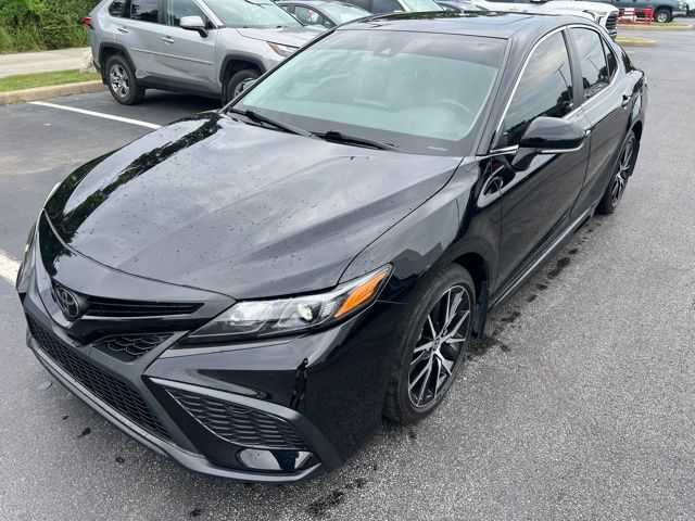 Midnight Black Metallic 2023 Toyota Camry Sedan Front-Wheel Drive Automatic