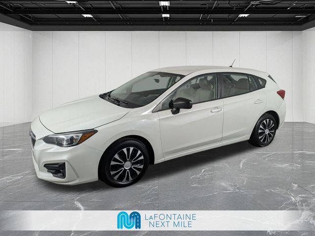 Crystal White Pearl 2019 Subaru Impreza 2.0i Hatchback AWD Hatchback All-Wheel Drive Continuously Variable Transmission