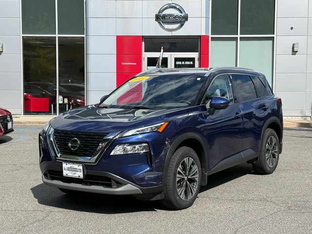 Caspian Blue Metallic 2021 Nissan Rogue SUV / Crossover All-Wheel Drive Continuously Variable Transmission