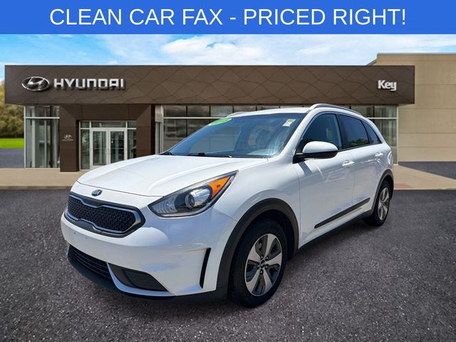 Snow White Pearl 2018 Kia Niro LX FWD SUV / Crossover Front-Wheel Drive 6-Speed Dual Clutch