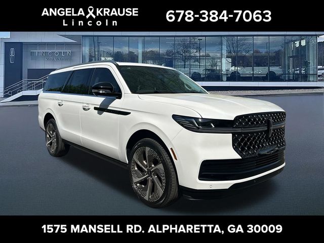 Pristine White Metallic Tri-Coat 2026 Lincoln Navigator L Black Label 4WD SUV / Crossover Four-Wheel Drive Automatic