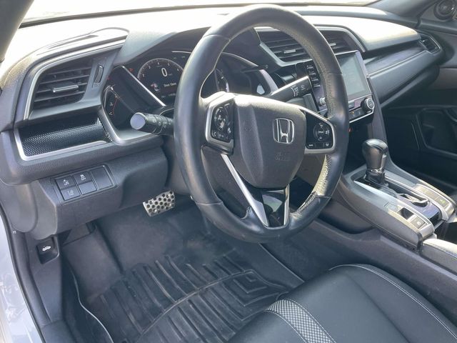 2019 Platinum White Pearl Honda Civic Sport FWD Sedan