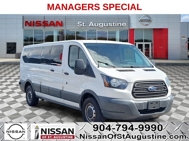 Oxford White 2017 Ford Transit Passenger Van Rear-Wheel Drive 6-Speed Automatic Overdrive