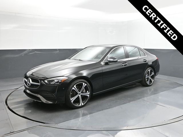 Black 2025 Mercedes-Benz C-Class Sedan Rear-Wheel Drive 9-Speed Automatic