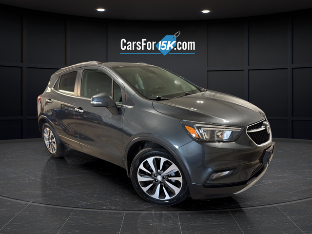 Graphite Gray Metallic 2018 Buick Encore SUV / Crossover Front-Wheel Drive 6-Speed Automatic Overdrive