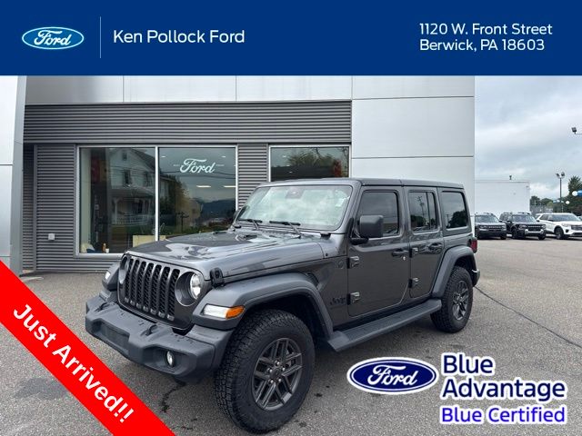 Gray (Granite Crystal Metallic Clearcoat) 2024 Jeep Wrangler SUV / Crossover Four-Wheel Drive 8-Speed Automatic