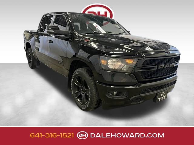 Diamond Black Crystal Pearlcoat 2023 RAM 1500 Pickup Truck Four-Wheel Drive 8-Speed Automatic