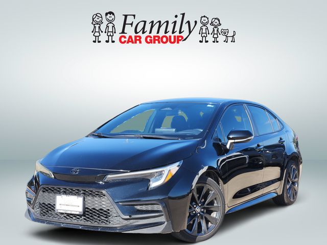 Midnight Black Metallic 2023 Toyota Corolla Sedan Front-Wheel Drive Continuously Variable Transmission