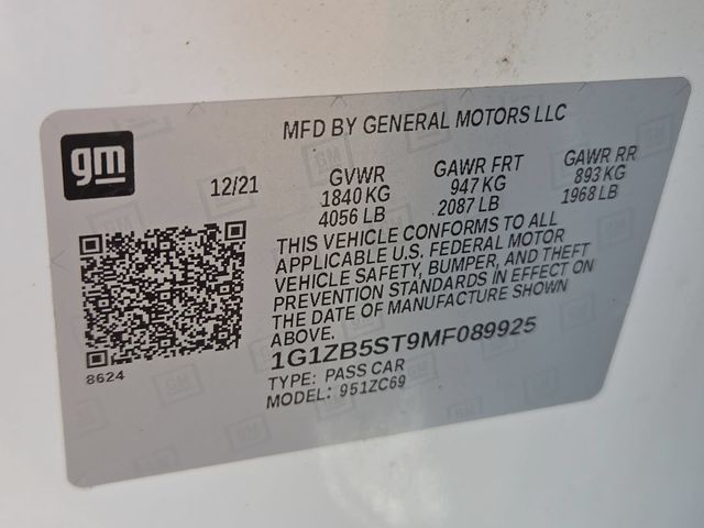 2021 Chevrolet Malibu LS White at Mac Haik CDJR North Houston