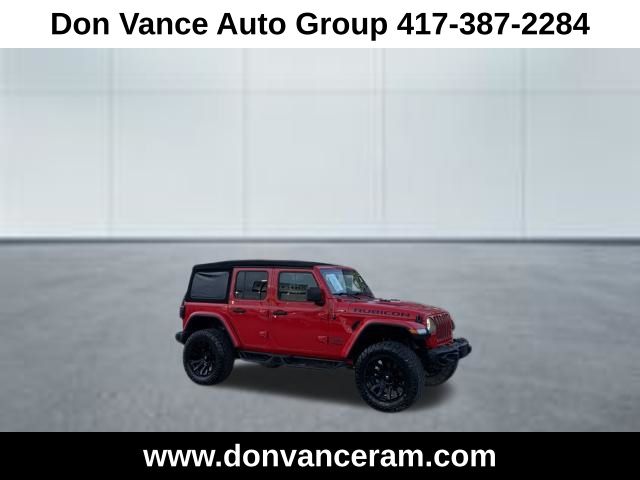 Firecracker Red Clearcoat 2021 Jeep Wrangler Unlimited Rubicon 4WD SUV / Crossover Four-Wheel Drive 6-Speed Manual