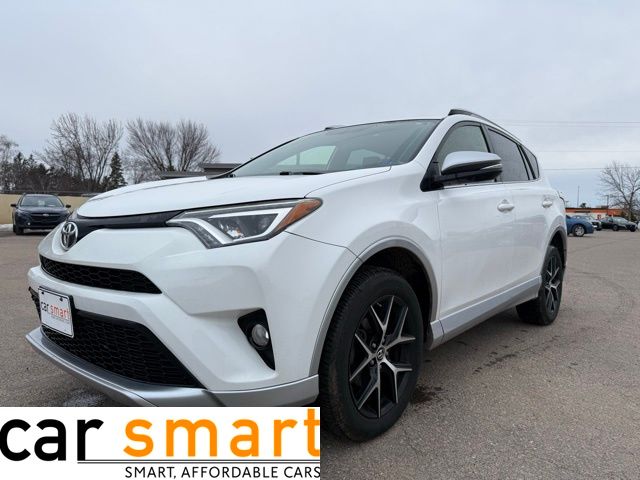 Super White 2016 Toyota RAV4 SE AWD SUV / Crossover All-Wheel Drive 6-Speed Automatic
